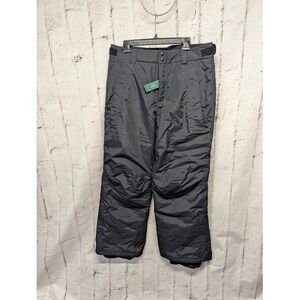 LL Bean Waterproof‎ Snow Pant Misses Reg L Large Black #276709 NWT